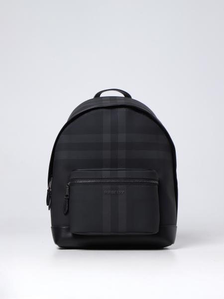 BURBERRY: backpack for man - Grey | Burberry backpack 8054663 online at ...