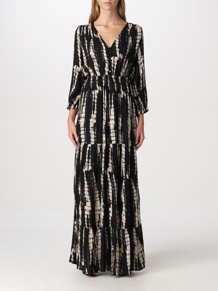 BA&SH: dress for woman - Black | Ba&Sh dress KEZIA online at GIGLIO.COM