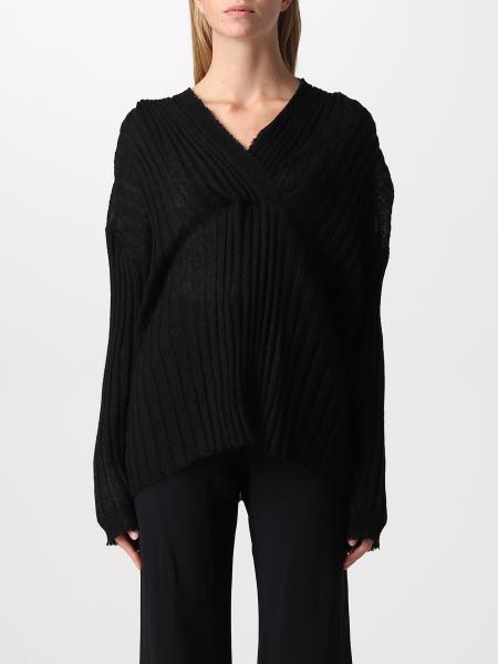 MES DEMOISELLES: sweater for woman - Charcoal | Mes Demoiselles sweater ...