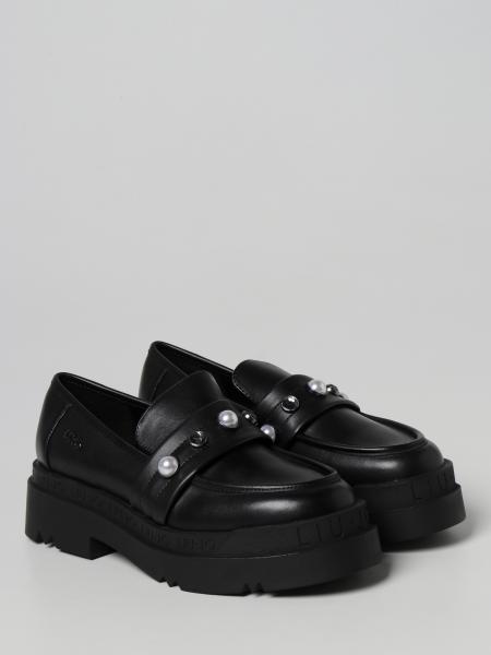 LIU JO: loafers for woman - Black | Liu Jo loafers SF2263PX136 online ...