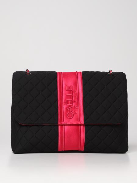 GAËLLE PARIS: tote bags for woman - Black | Gaëlle Paris tote bags ...