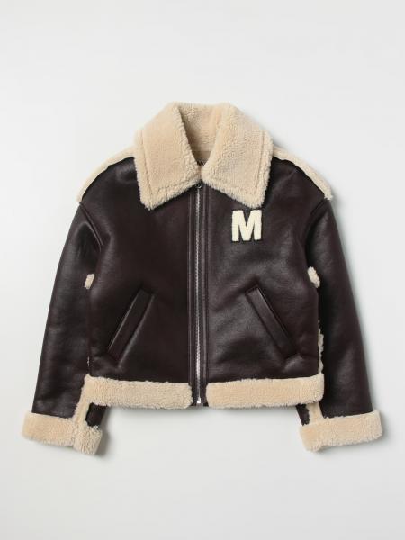 Mm6 Maison Margiela Outlet: jacket for boys - Brown | Mm6 Maison ...