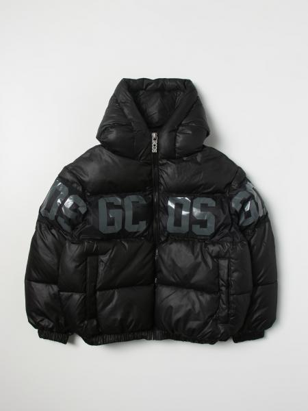 GCDS: jacket for boys - Black | Gcds jacket DUS006L3A22 online on ...