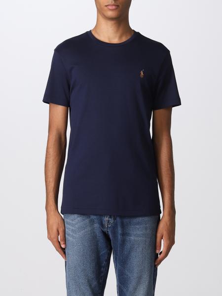 POLO RALPH LAUREN: t-shirt for men - Blue | Polo Ralph Lauren t-shirt  710740727 online on 