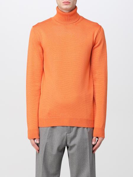ROBERTO COLLINA: sweater for man - Orange | Roberto Collina sweater ...