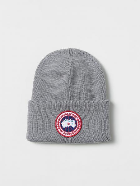 CANADA GOOSE: hat for man - Grey | Canada Goose hat 6936M43 online at