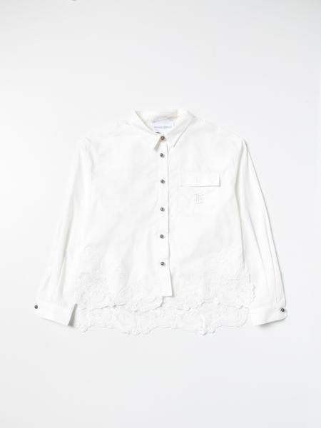 ERMANNO SCERVINO: shirt for girls - Yellow Cream | Ermanno