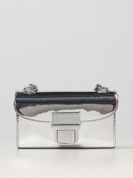 MSGM: mini bag for woman - Silver | Msgm mini bag 3341MDZ83386 online ...