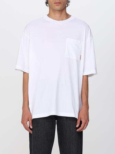 T-shirt basic Acne Studios con tasca a toppa