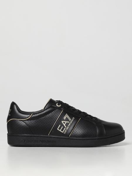 EA7: sneakers for man - Black | Ea7 sneakers X8X102XK258 online at ...