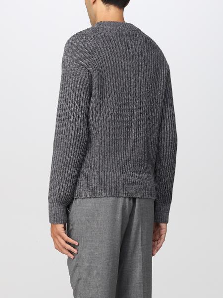 Ami Paris Outlet: sweater for man - Grey | Ami Paris sweater HKS010027 ...