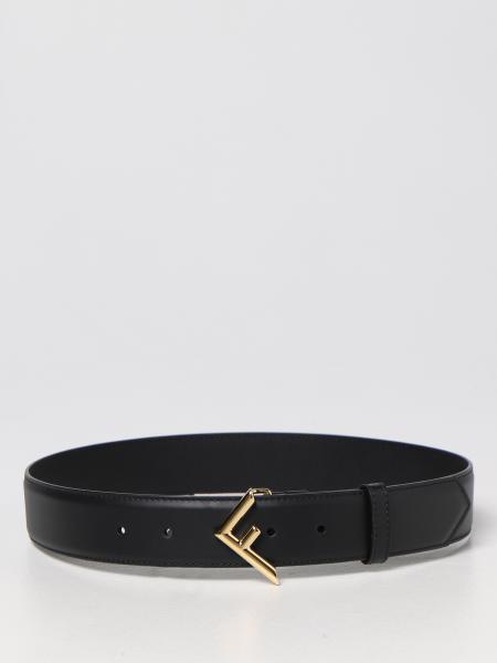 FENDI: belt for woman - Black | Fendi belt 8C0670AAIW online at GIGLIO.COM