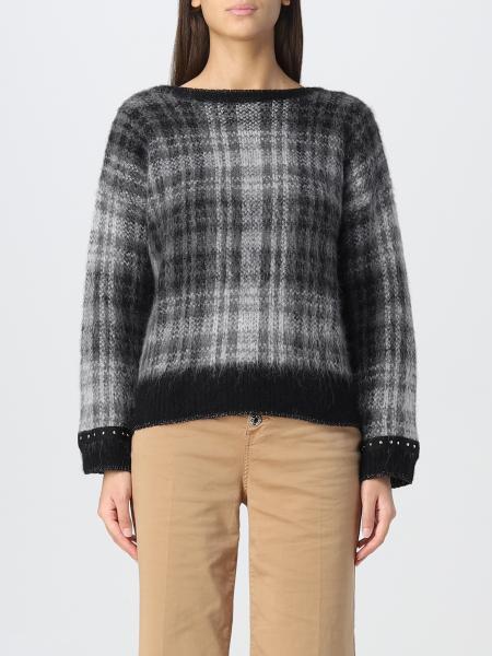 LIU JO: sweater for woman - Black | Liu Jo sweater WF2379MAG71 online