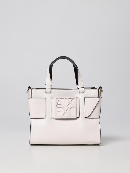 ARMANI EXCHANGE: handbag for woman - Milk | Armani Exchange handbag ...