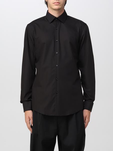 HUGO: shirt for man - Black | Hugo shirt 50289499 online at GIGLIO.COM