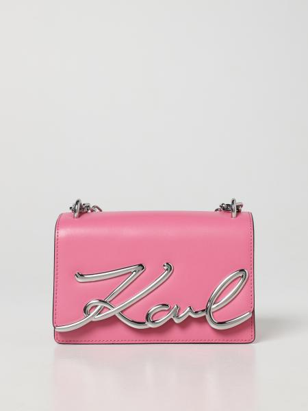 Karl Lagerfeld Outlet: mini bag for woman - Pink | Karl Lagerfeld mini ...