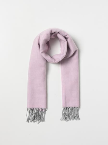 VERSACE JEANS COUTURE: scarf for man - Lilac | Versace Jeans Couture ...