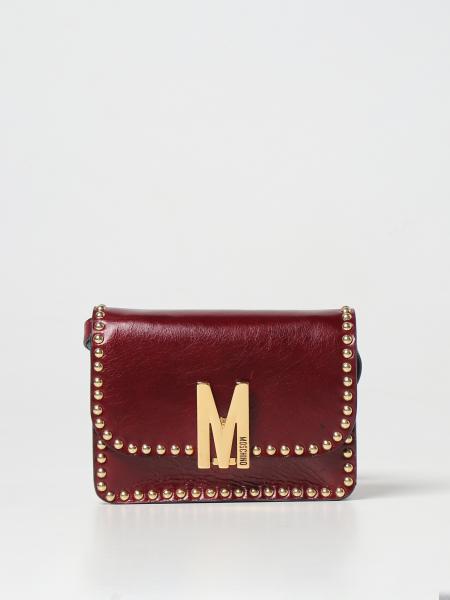 MOSCHINO COUTURE: mini bag for woman - Burgundy | Moschino Couture mini ...