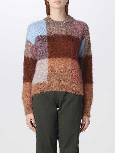 ROBERTO COLLINA: sweater for woman - Burgundy | Roberto Collina sweater ...