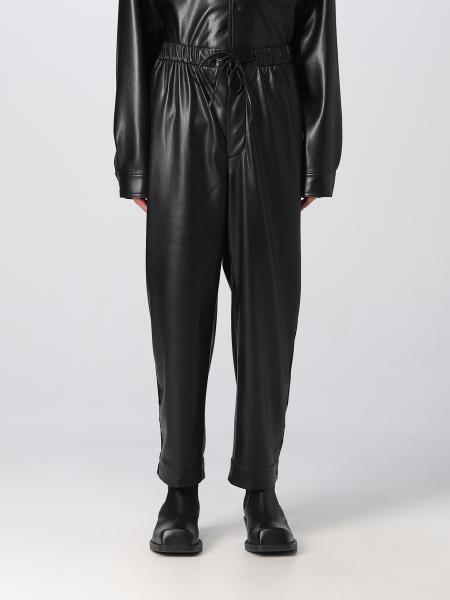 NANUSHKA: pants for man - Black | Nanushka pants NM22CRPA00199 online ...