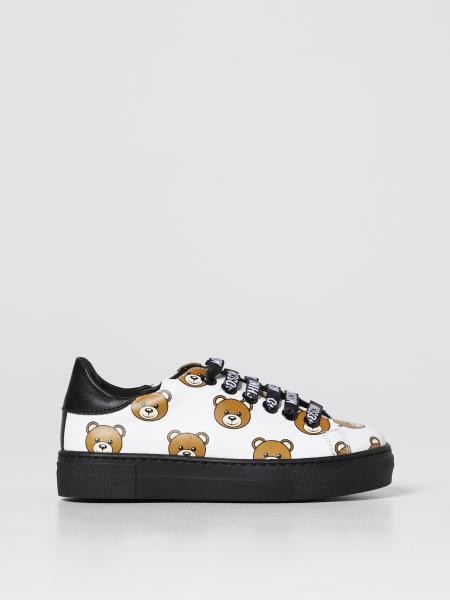 Verdampen Wasserette woonadres MOSCHINO TEEN: shoes for boys - White | Moschino Teen shoes 71771 online on  GIGLIO.COM