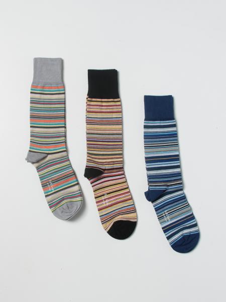 Set 3 pezzi calze Paul Smith in cotone a righe