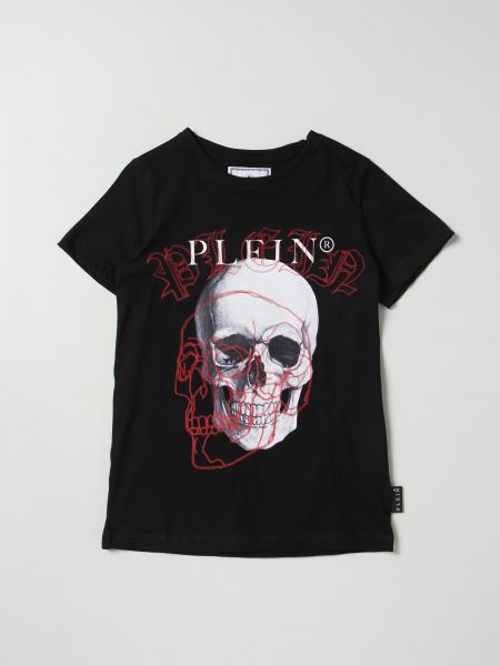 Luchtpost neutrale openbaar PHILIPP PLEIN: t-shirt for girls - Black | Philipp Plein t-shirt  2RM003LAA26 online on GIGLIO.COM