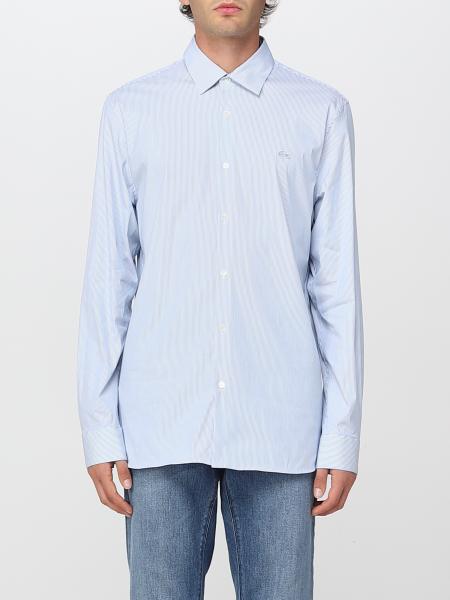 LACOSTE: shirt for men - Sky Blue | Lacoste shirt CH0198 online on ...