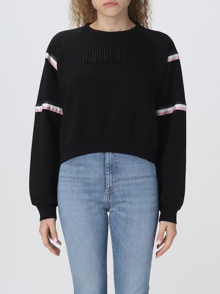 LIU JO: sweatshirt for woman - Black | Liu Jo sweatshirt TF2076F0906 ...