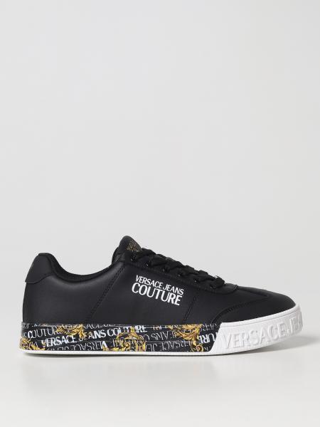 VERSACE JEANS COUTURE: sneakers for man - Black | Versace Jeans Couture