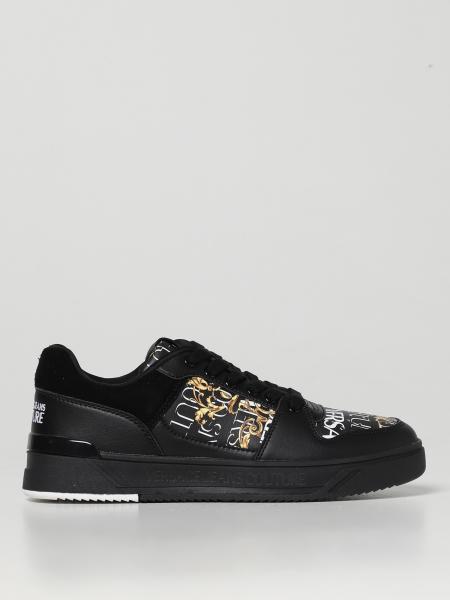 VERSACE JEANS COUTURE: sneakers for man - Black | Versace Jeans Couture