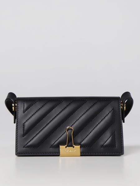 Borsa Cross 21 Off-White in pelle