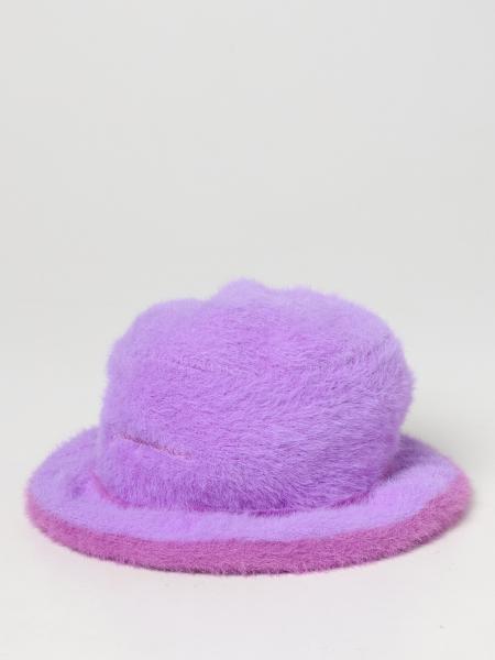 Cappello Jacquemus in maglia furry