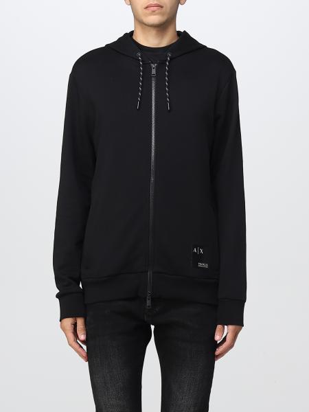 ARMANI EXCHANGE: sweatshirt for man - Black | Armani Exchange ...