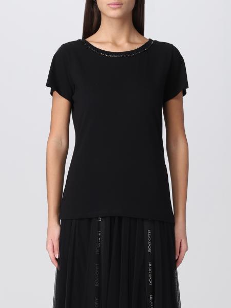 Gedwongen Grazen wenselijk LIU JO: t-shirt for woman - Black | Liu Jo t-shirt WF2402J5003 online on  GIGLIO.COM