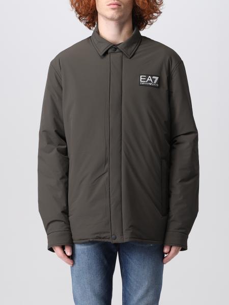 EA7 Herren Tracksuit Schwarz/Gold - Trainingsanzug Mit Kapuze Und Elastischen Bündchen