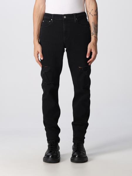 CALVIN KLEIN JEANS: jeans for man - Black | Calvin Klein Jeans jeans ...