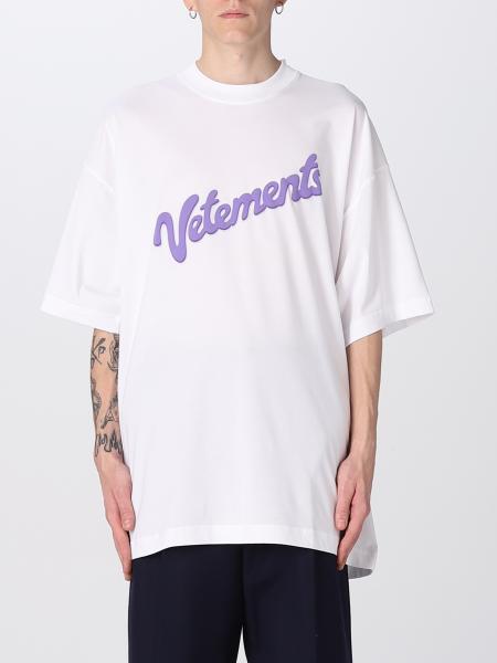 VETEMENTS: t-shirt for man - White | Vetements t-shirt UA53TR480W ...