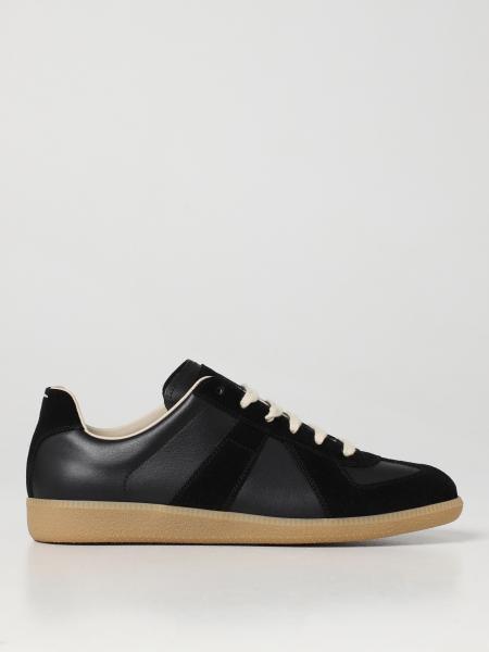 MAISON MARGIELA: Sneakers For Man - Black | Maison Margiela Sneakers ...