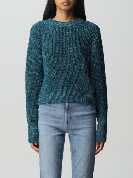 LIU JO: sweater for woman - Blue | Liu Jo sweater JF2084MA25M online on ...