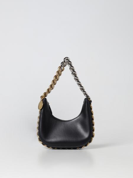 STELLA MCCARTNEY: bag in synthetic leather - Black | Stella Mccartney ...