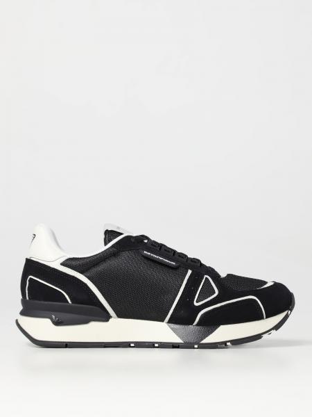 EMPORIO ARMANI: sneakers for man - Blue | Emporio Armani sneakers ...