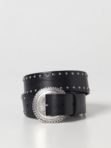 Golden Goose leather belt with studs