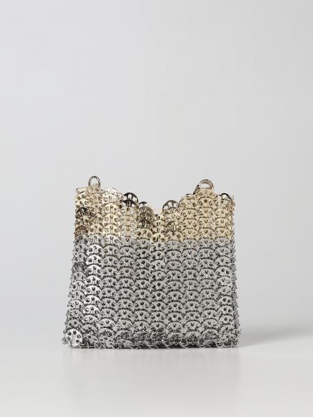 Borsa 1969 Paco Rabanne in alluminio bicolor