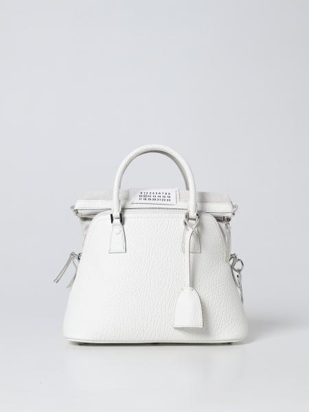 MAISON MARGIELA: Handbag For Woman - White | Maison Margiela Handbag ...