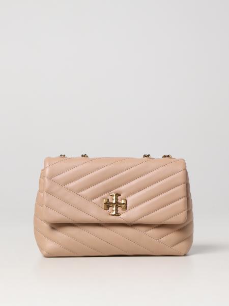 TORY BURCH: Kira bag in quilted leather - Lemon