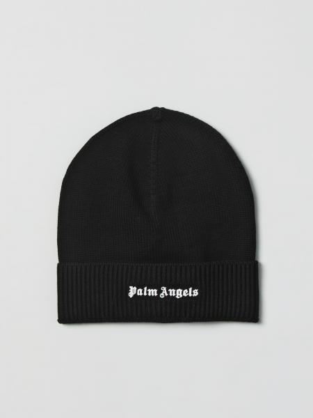 PALM ANGELS: hat for man - Black | Palm Angels hat PMLC002C99KNI001 ...