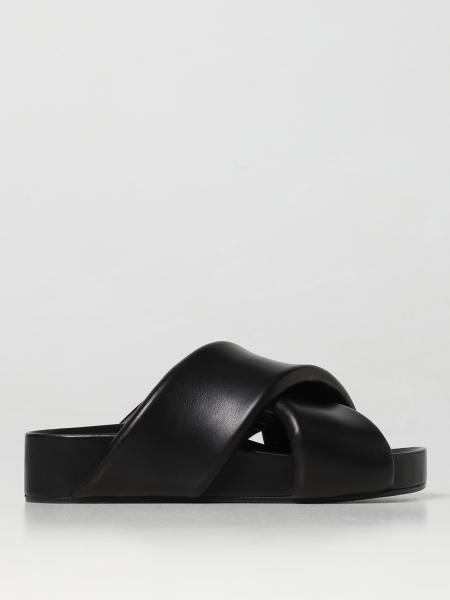 Jil Sander donna: Sandalo Jil Sander in nappa padded