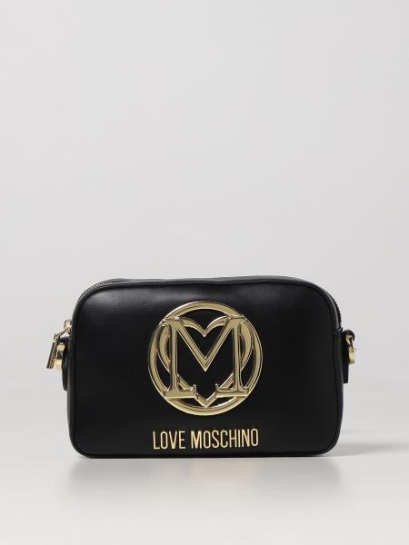 Borsa Moschino nera: Borsa Love Moschino in pelle sintetica con logo