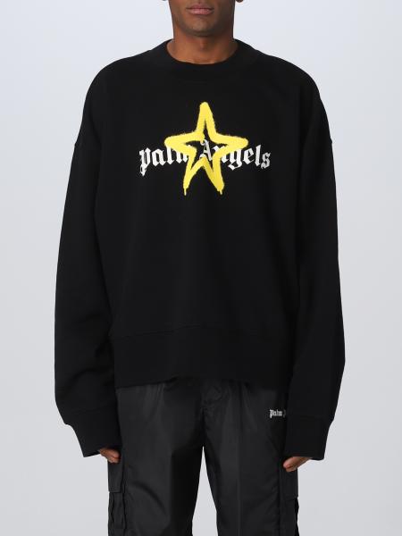 Maglia Palm Angels uomo: Maglia di cotone Palm Angels con stella